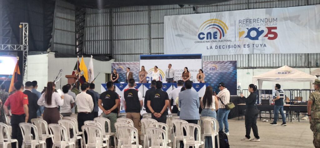Inauguran el Referéndum y Consulta Popular 2025 en Santo Domingo con amplio despliegue de seguridad