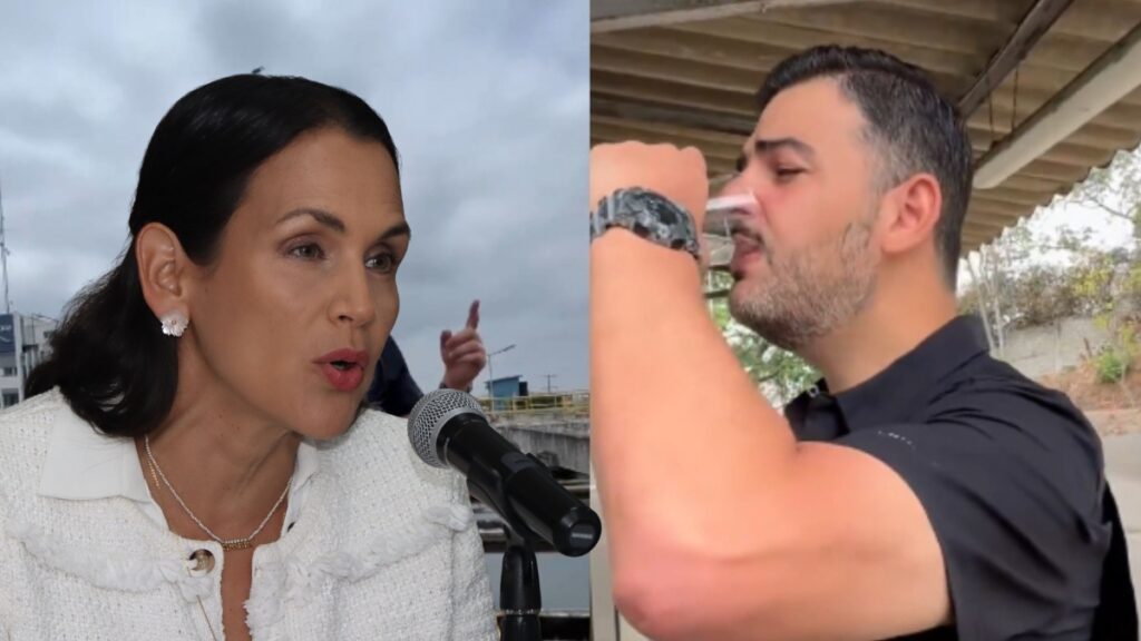 Inés Manzano, ministra de Ambiente, arremete en contra de Aquiles Álvarez, alcalde de Guayaquil.