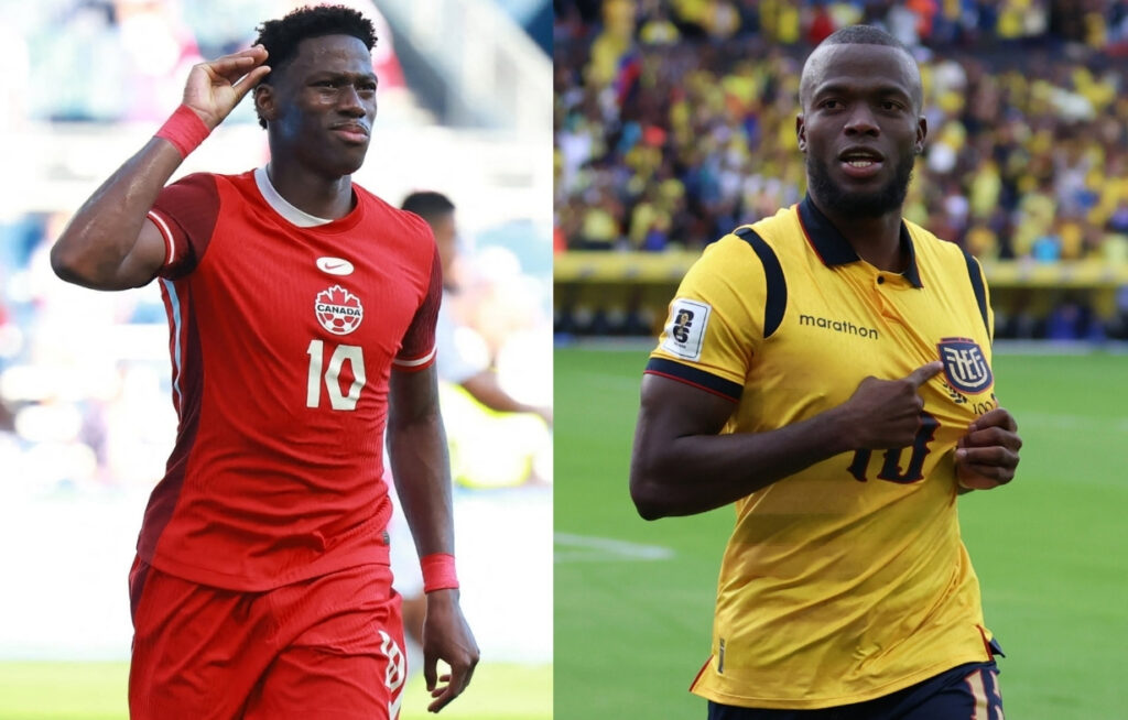 Jonathan Davis en Canadá y Enner Valencia en Ecuador serán titulares esta noche.
