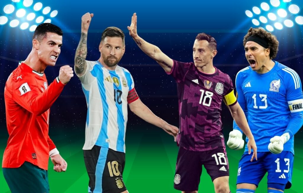 Los únicos ocho jugadores que han brillado en cinco Mundiales.