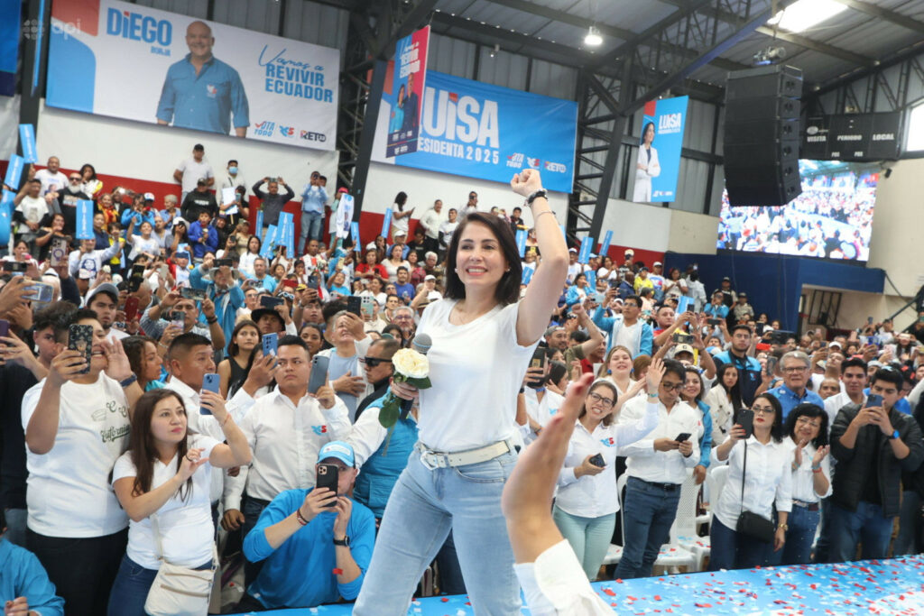 La convención de la Revolución Ciudadana será en Manta, anunció su presidenta, Luisa González. FOTO: API.