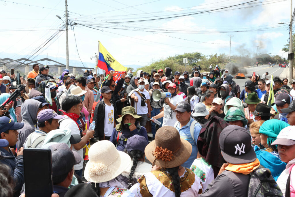 Desde el 22 de septiembre organizaciones indígenas iniciaron un paro nacional en el país. Fotografía : API