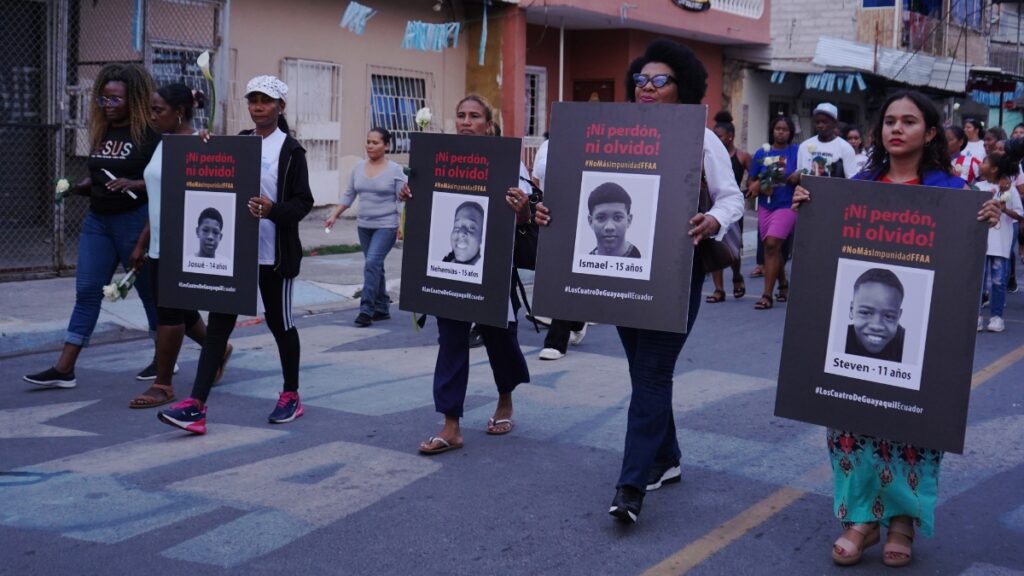 Caso Las Malvinas Hoy se cumple un año de la desaparición de cuatro menores de edad en Guayaquil, Ecuador. (API)