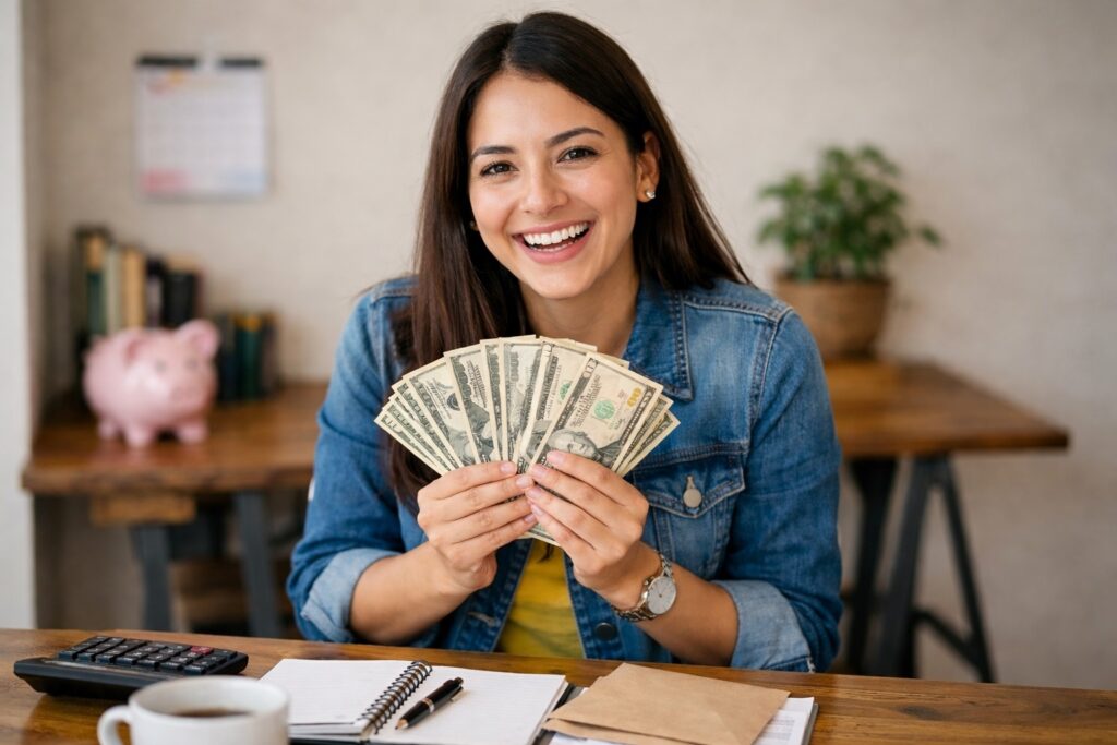 Cómo administrar el primer décimo sueldo para aquellos que cobran por primera vez. FOTO: Inteligencia Artificial.