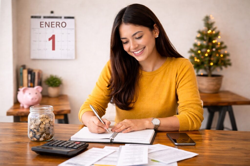 Cómo iniciar el año con finanzas ordenadas para evitar el sobreendeudamiento. FOTO: Inteligencia Artificial.