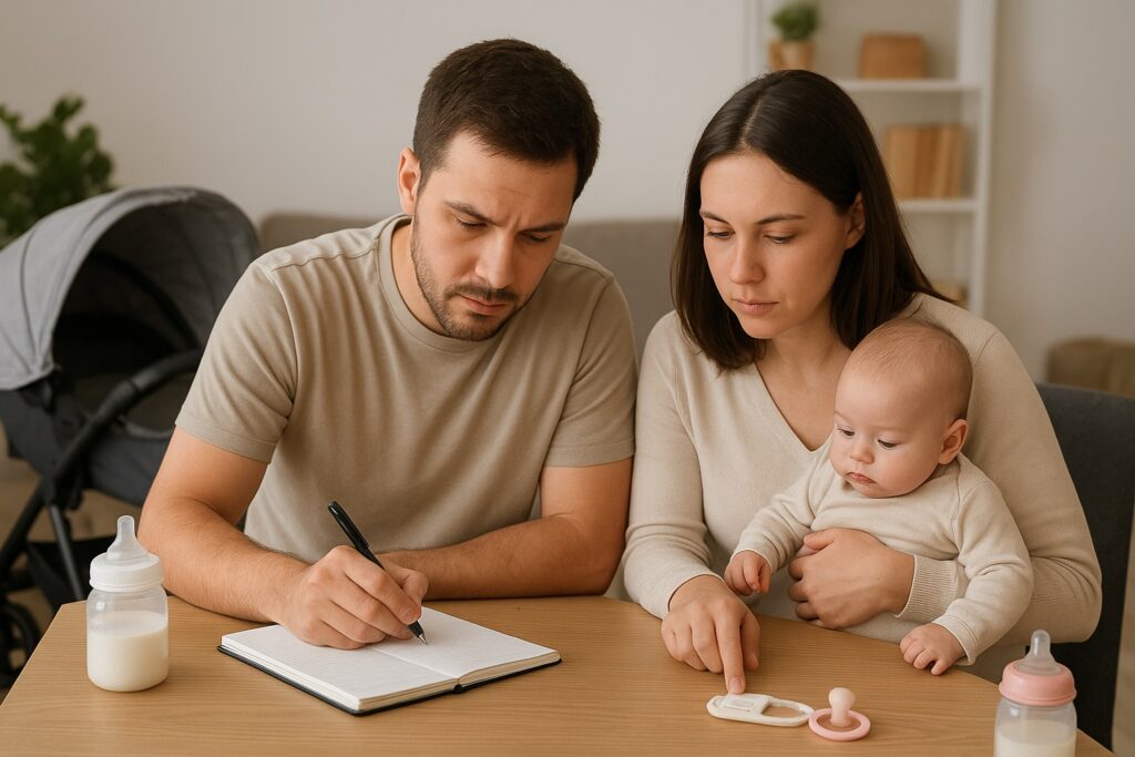 El costo real del primer equipo del bebé. FOTO: Inteligencia Artificial (ChatGPT).