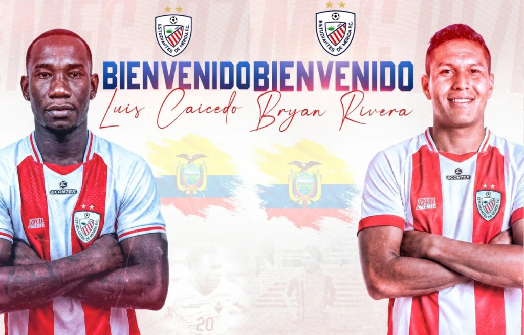 El ecuatoriano Bryan Rivera firma con Estudiantes de Mérida como agente libre