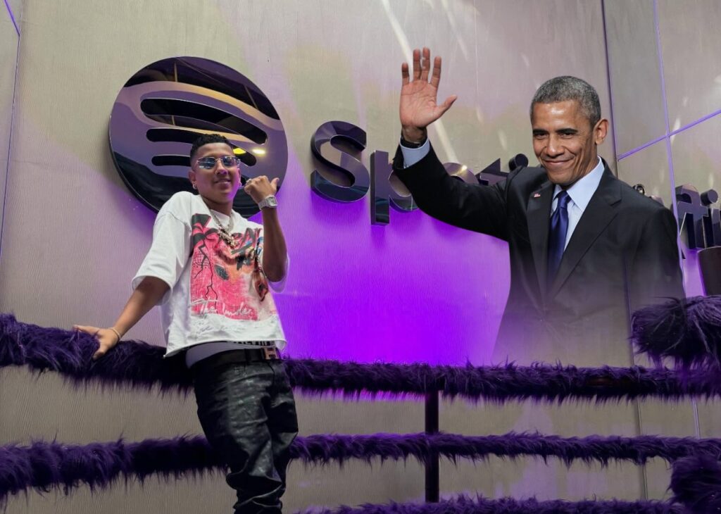 Jombriel entra en la lista musical del año de Barack Obama con su “Vitamina”