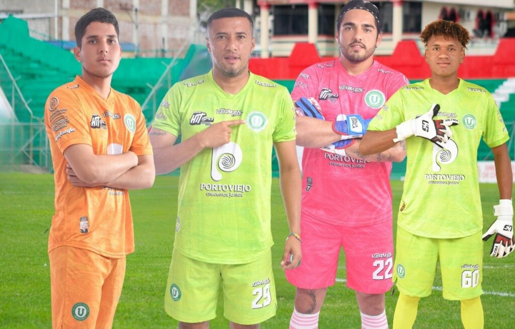 Los arqueros que forman parte de Liga de Portoviejo.