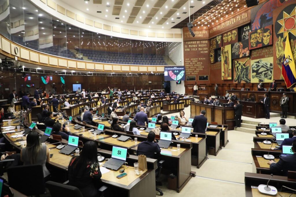 Mario Godoy comparece ante Asamblea el 5 de enero por denuncias de presiones judiciales. FOTO: @AsambleaEcuador.