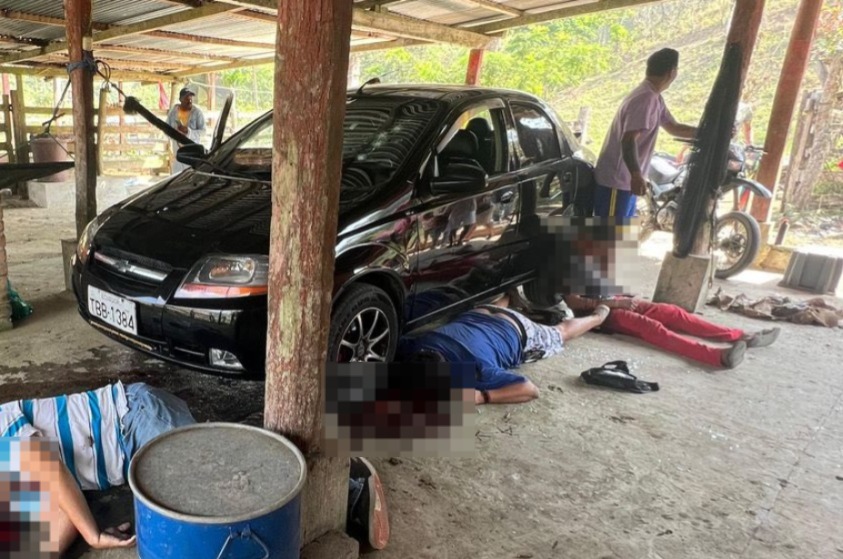 Seis personas resultaron asesinadas la tarde de este lunes 22 de diciembre de 2025 durante un ataque armado registrado en la parroquia San Isidro,