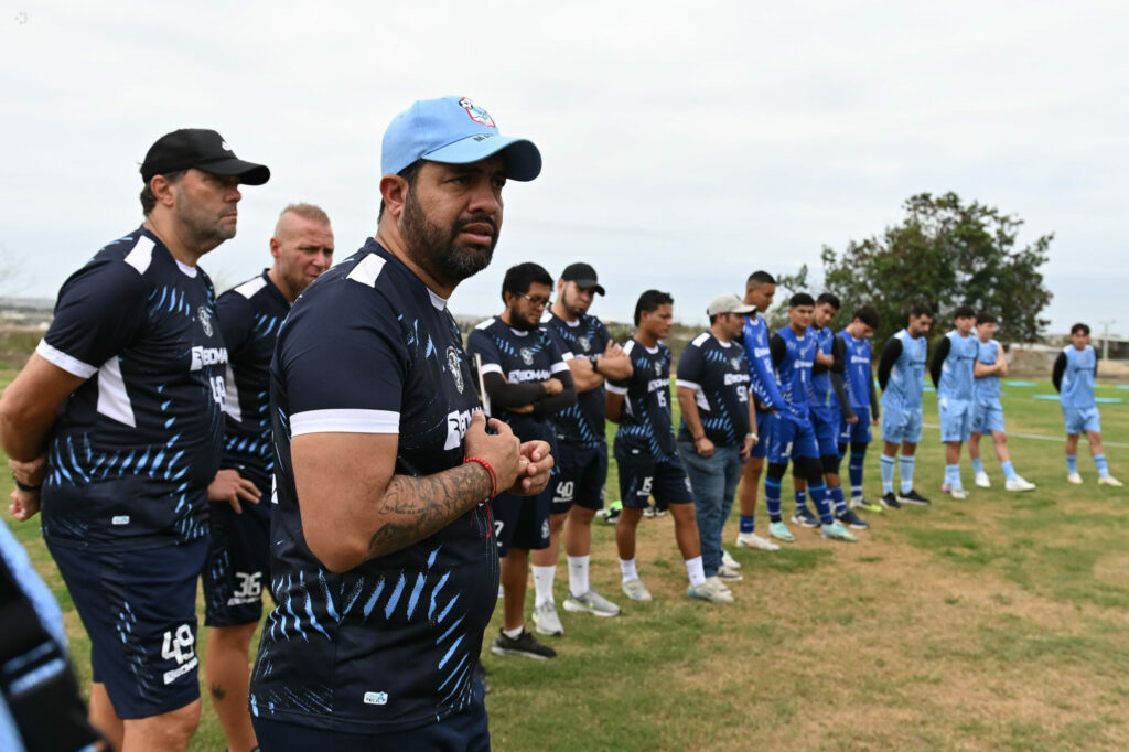 En el Complejo Deportivo San Juan, el Manta FC da inicio a su pretemporada. API FOTO / ARIEL OCHOA