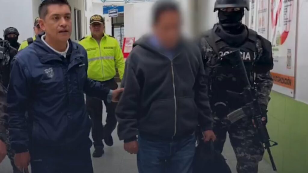 Miguel Morocho, exconcejal de Santo Domingo, fue entregado a la justicia de Ecuador tras se carpturado entre Colombia y Venezuela. (Ministerio del Interior)