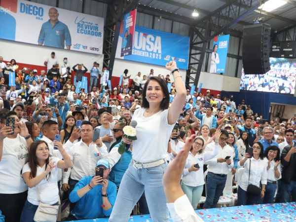 La convención de la Revolución Ciudadana será en Manta, anunció su presidenta, Luisa González. FOTO: API.