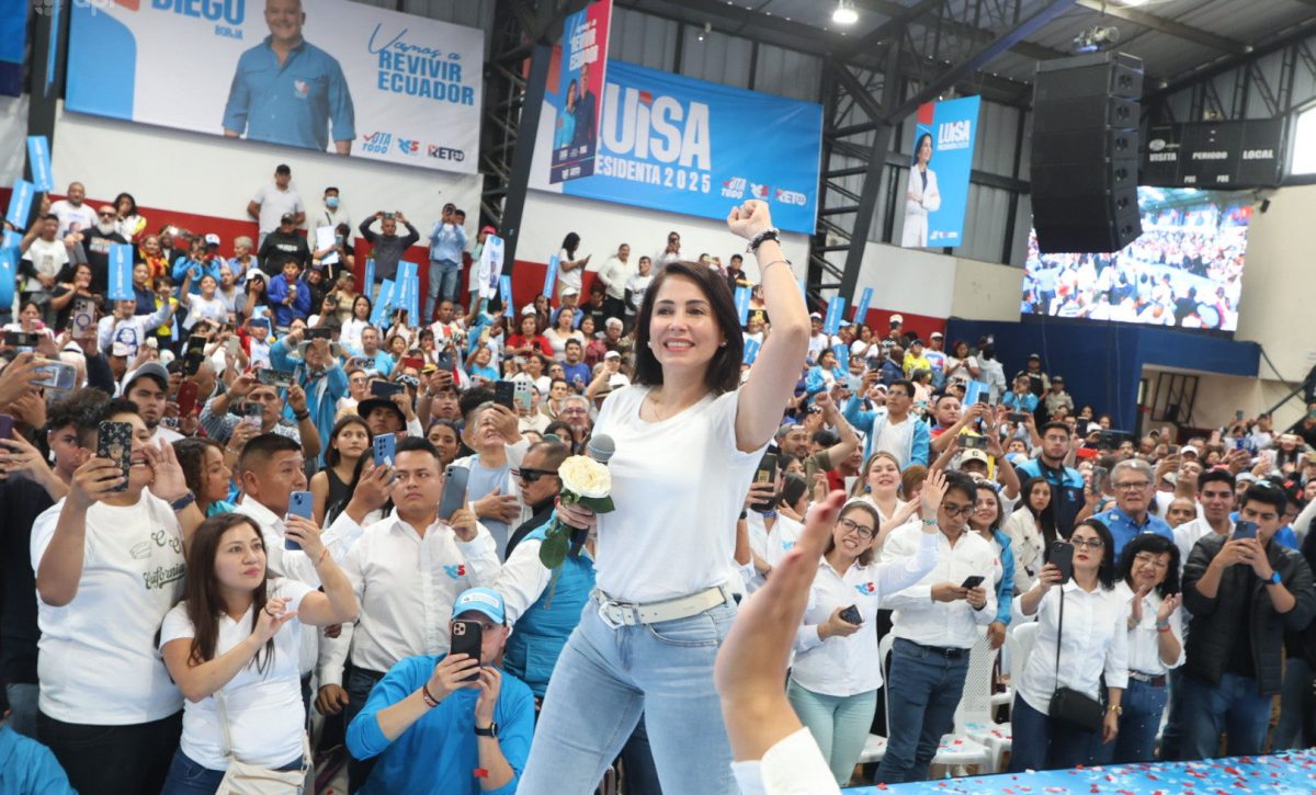 La convención de la Revolución Ciudadana será en Manta, anunció su presidenta, Luisa González. FOTO: API.