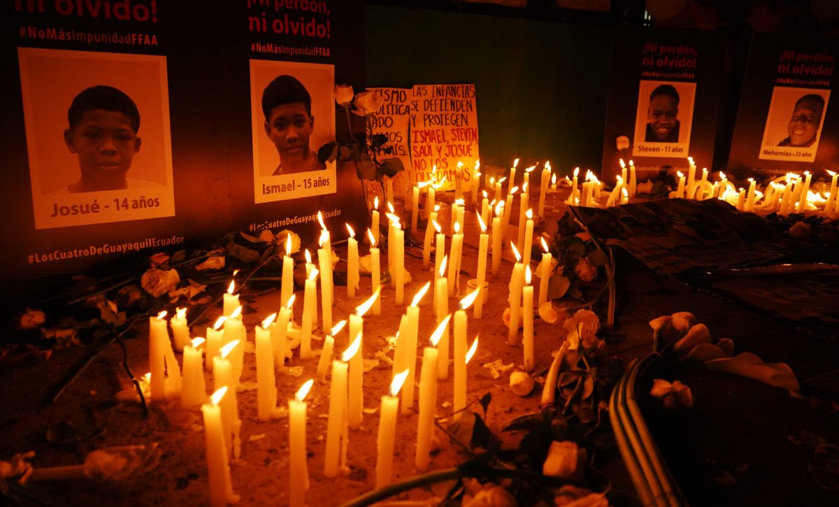 Corte Constitucional Ecuador convoca audiencia por desaparición forzada de niños en caso Las Malvinas. FOTO: API.