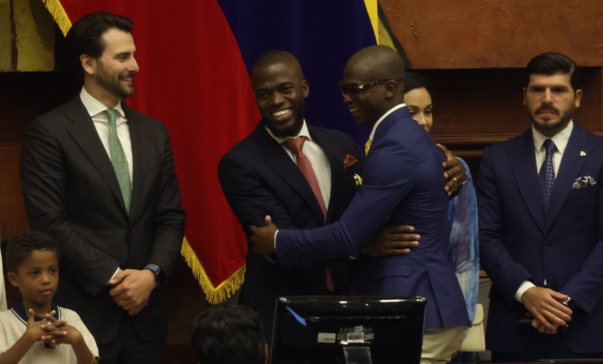 Enner Valencia recibe la Condecoración Vicente Rocafuerte.