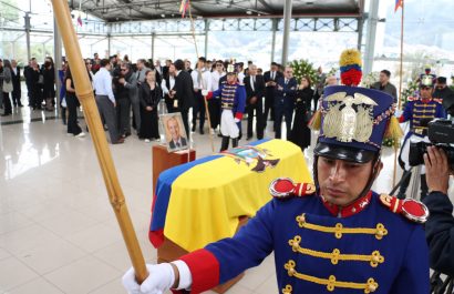 Funeral de Estado del Doctor Rodrigo Borja Cevallos, Ex Presidente de la República del Ecuador. Lugar Centro Cultural Itchimbia Fotos :API /Rolando Enríquez