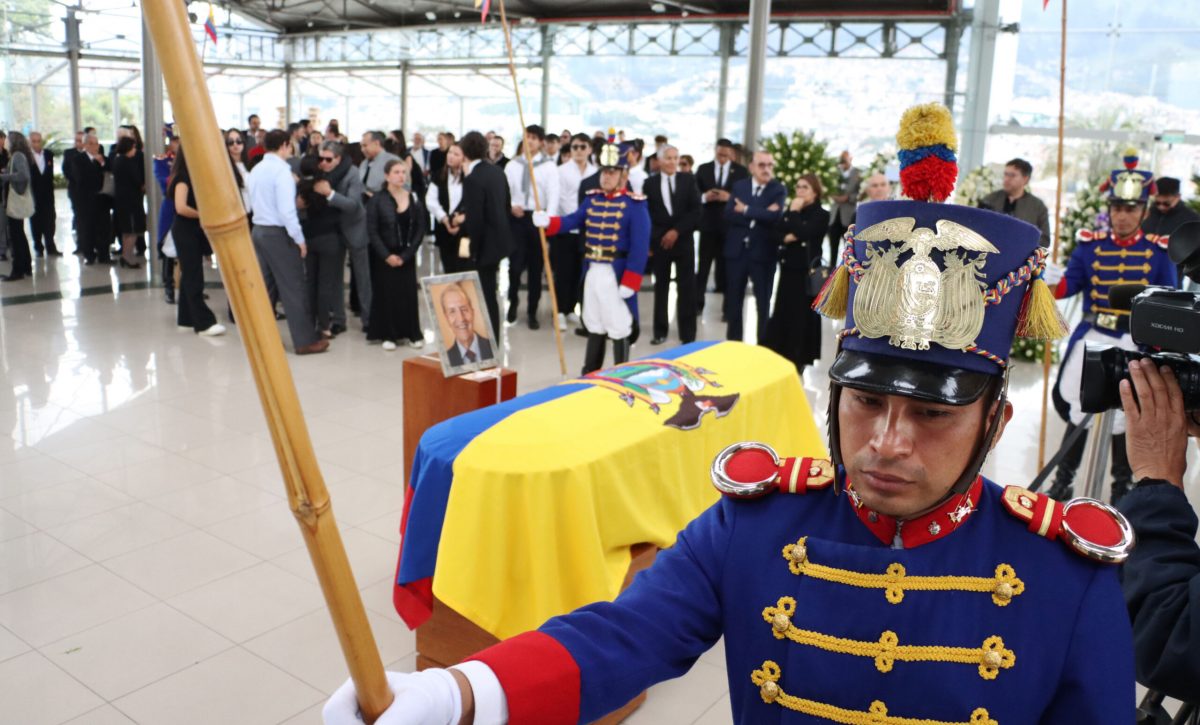 Funeral de Estado del Doctor Rodrigo Borja Cevallos, Ex Presidente de la República del Ecuador. Lugar Centro Cultural Itchimbia Fotos :API /Rolando Enríquez