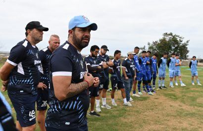 En el Complejo Deportivo San Juan, el Manta FC da inicio a su pretemporada. API FOTO / ARIEL OCHOA
