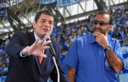 "Hizo algunos goles, sí, atajó otros penales también", Nassib Neme ironiza sobre el papel que cumplió Rafael Correa en Emelec