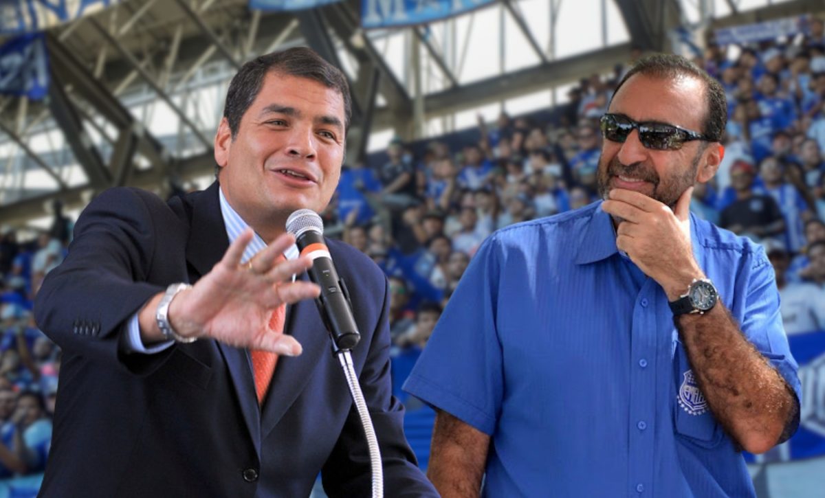 "Hizo algunos goles, sí, atajó otros penales también", Nassib Neme ironiza sobre el papel que cumplió Rafael Correa en Emelec