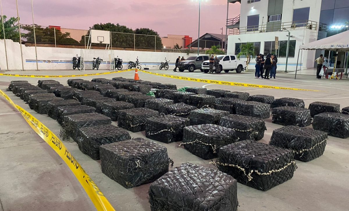 La Policía incautó cerca de tres toneladas de cocaína el pasado miércoles 24 de diciembre