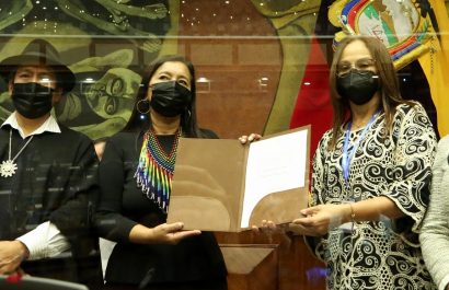 Guadalupe Llori elegida presidenta de la Asamblea Nacional de Ecuador