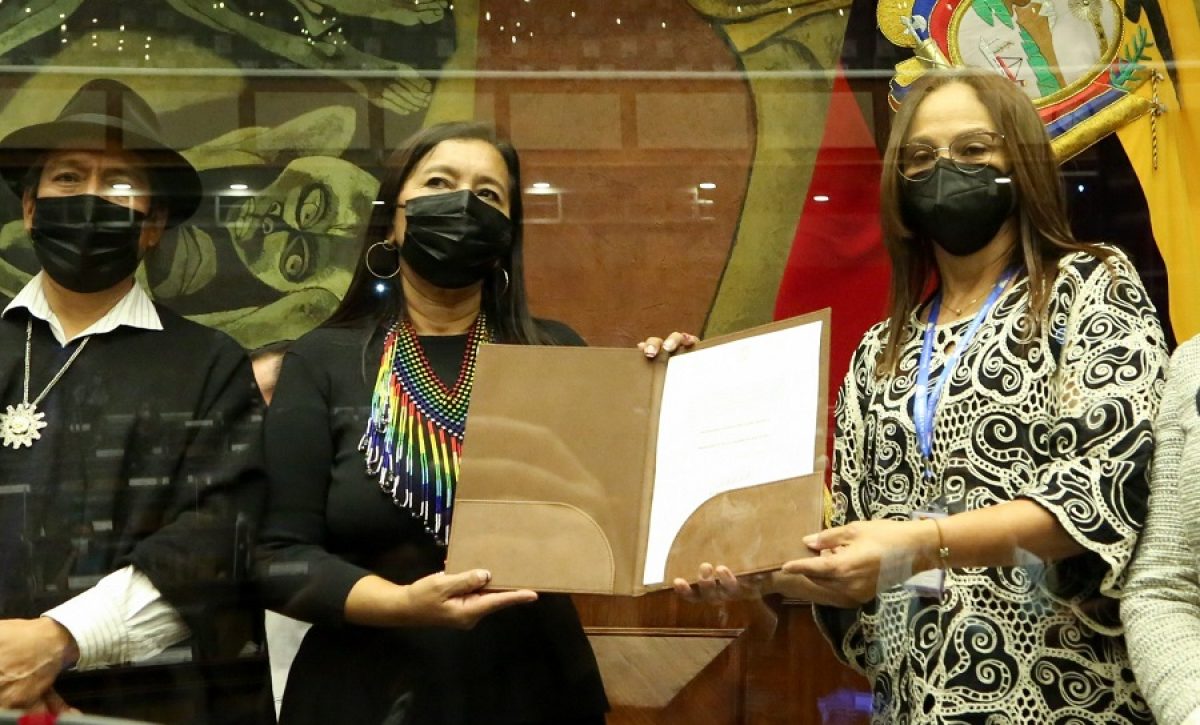 Guadalupe Llori elegida presidenta de la Asamblea Nacional de Ecuador