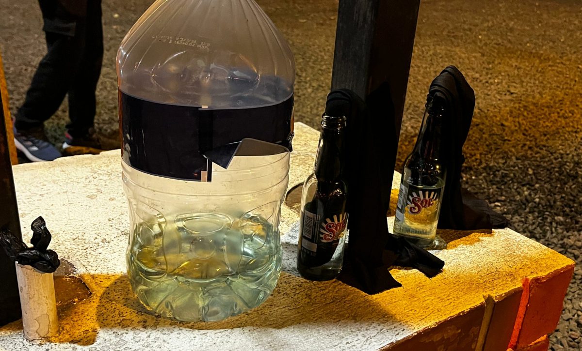 Al pie del restaurante que se incendió la Policía encontró bombas molotov y combustible.