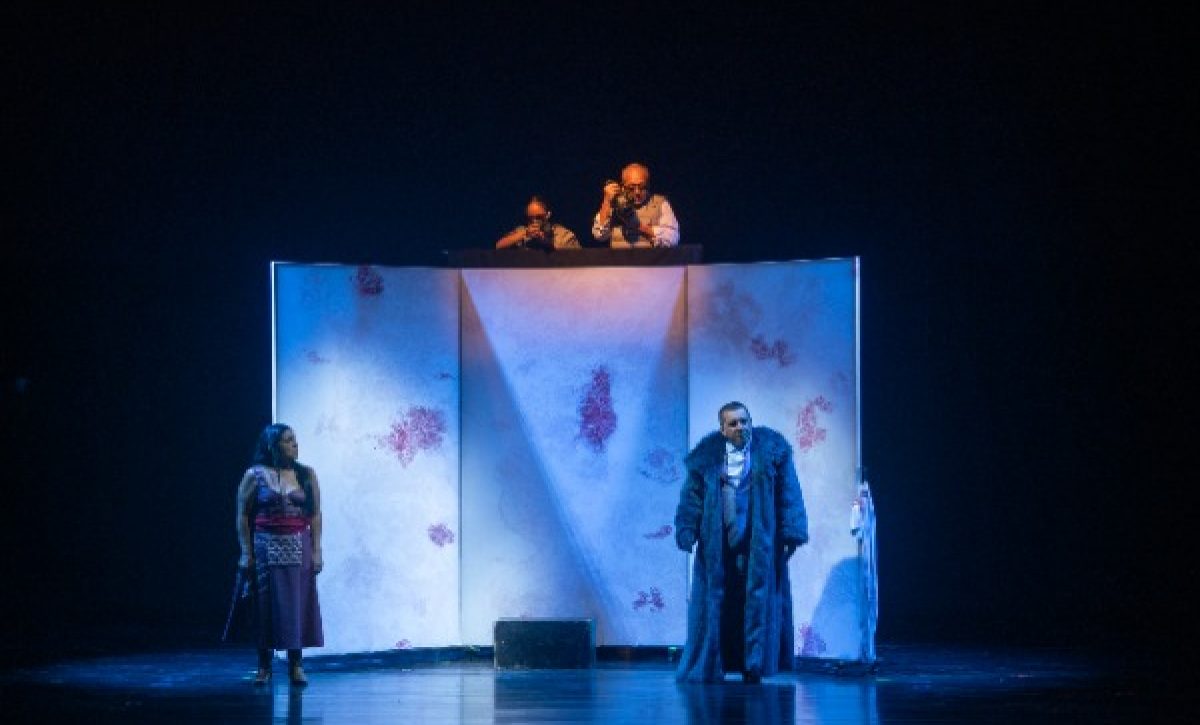 La Trinchera acaba de estrenar la obra "Antígona es una Franja" (fotografía Leiberg Santos).