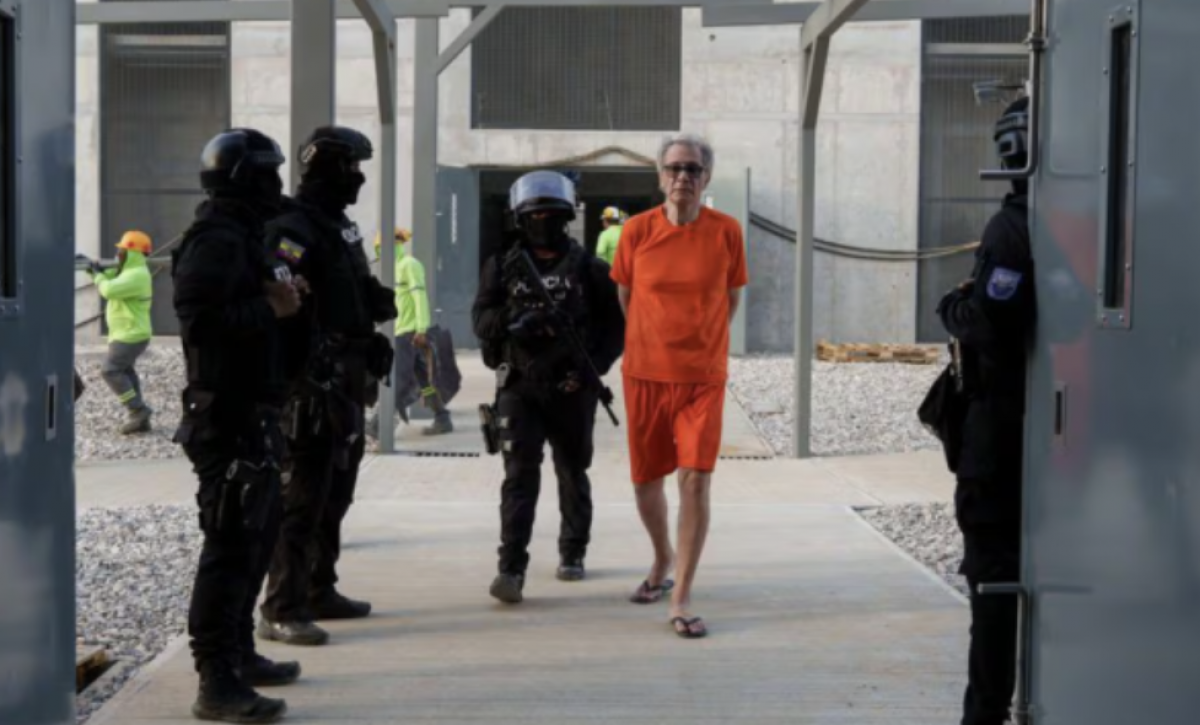 El exvicepresidente Jorge Glas tiene poco más de una semana en la Cárcel del Encuentro.