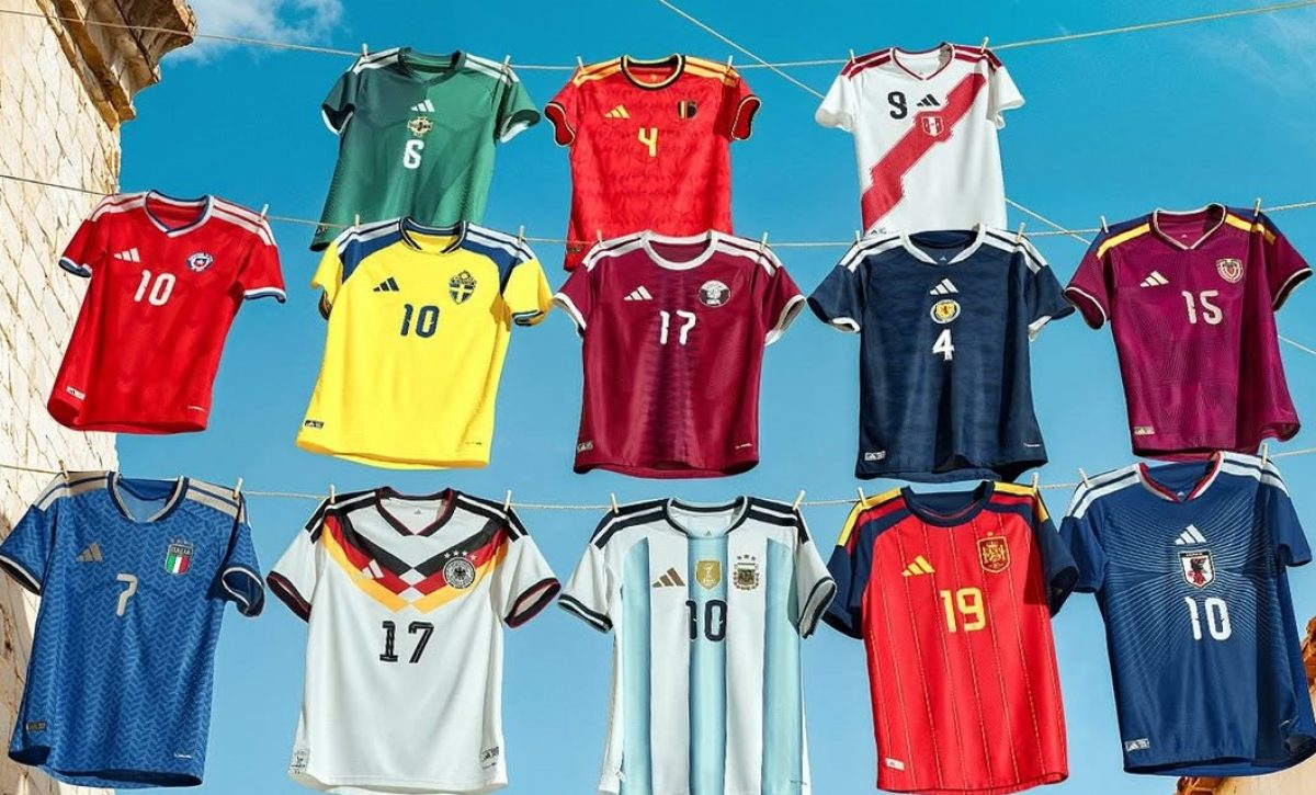 Adidas presenta 22 nuevas camisetas oficiales rumbo al Mundial de Fútbol 2026
