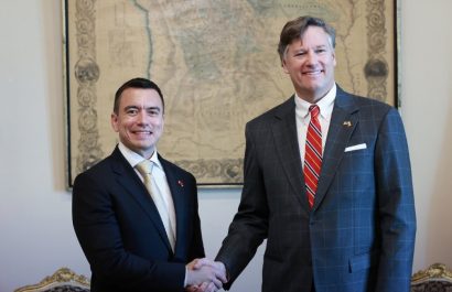 Agenda de Daniel Noboa en Bolivia Posesión presidencial, reunión con funcionario de Estados Unidos y cambios en la Casa Militar. (Presidencia)