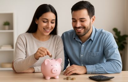 Ahorrar en pareja no se limita a guardar dinero. FOTO: Inteligencia Artificial (ChatGPT).