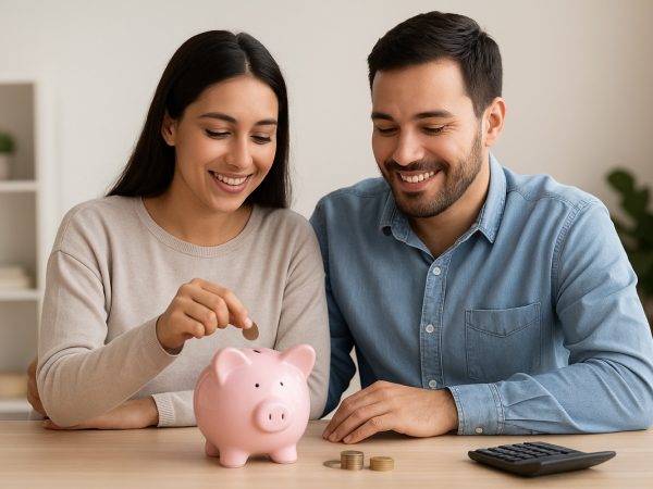 Ahorrar en pareja no se limita a guardar dinero. FOTO: Inteligencia Artificial (ChatGPT).