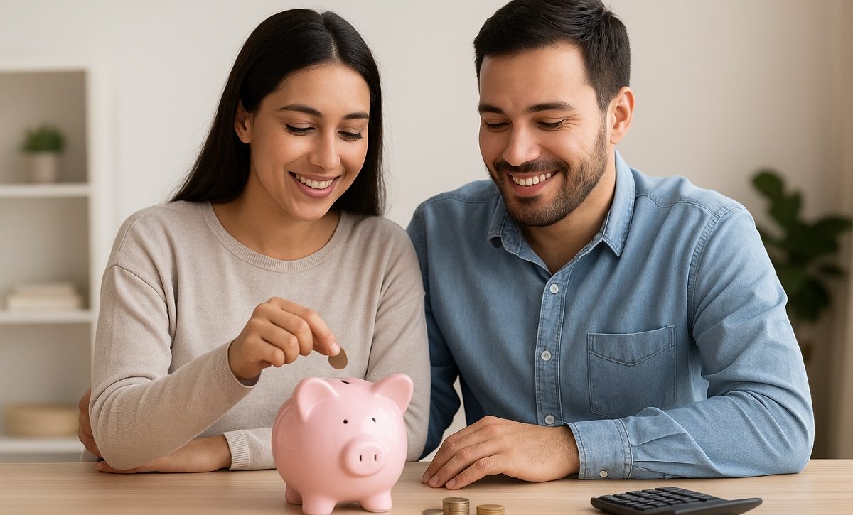 Ahorrar en pareja no se limita a guardar dinero. FOTO: Inteligencia Artificial (ChatGPT).