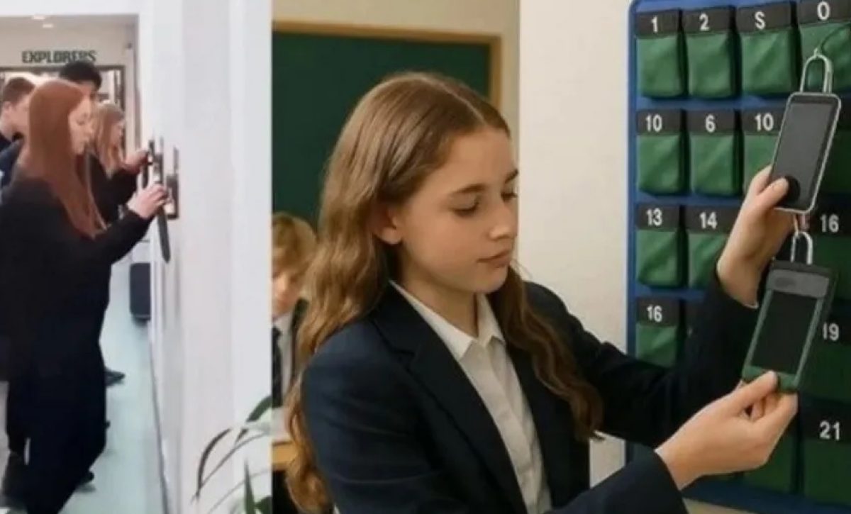 Al menos dos escuelas en Edimburgo, Escocia, han implementado una política que prohíbe el uso de celulares durante toda la jornada escolar.