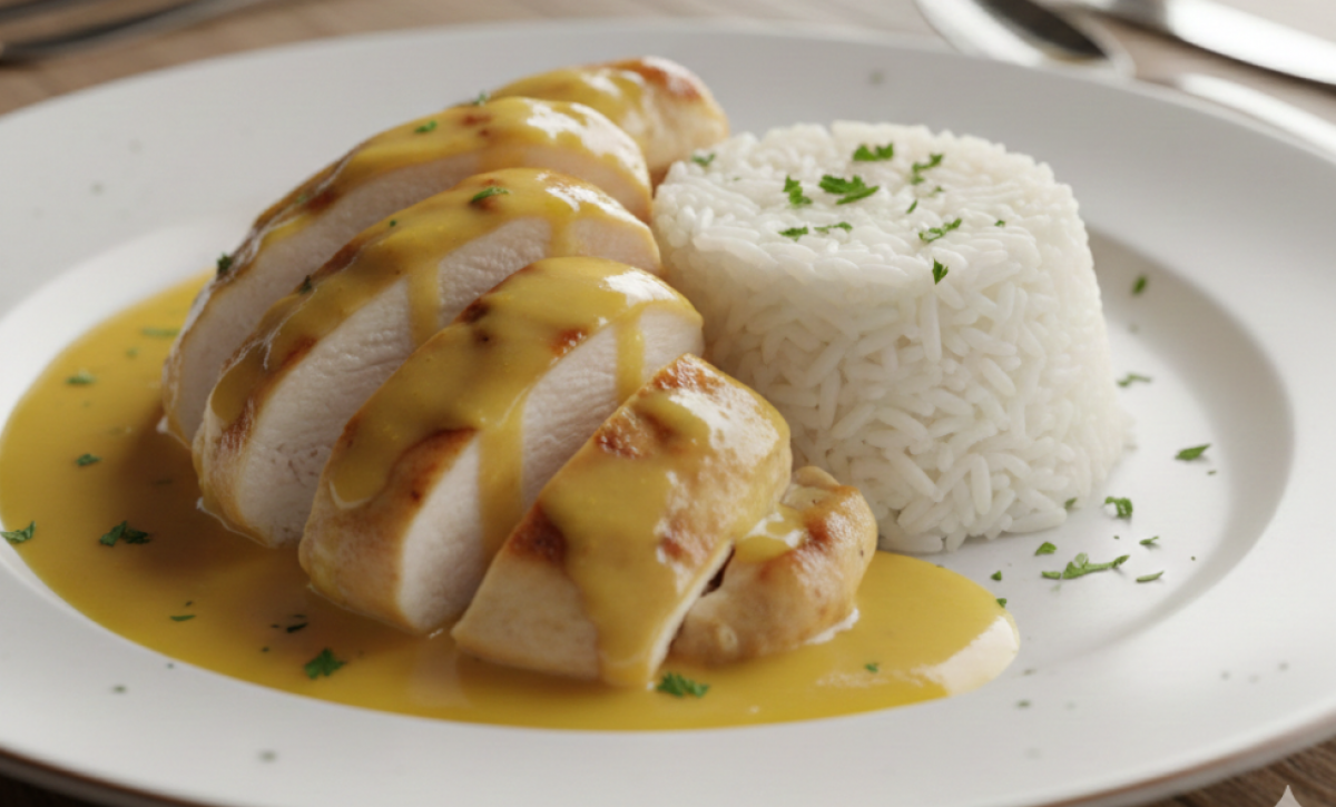 Esta preparación va muy bien con arroz blanco.