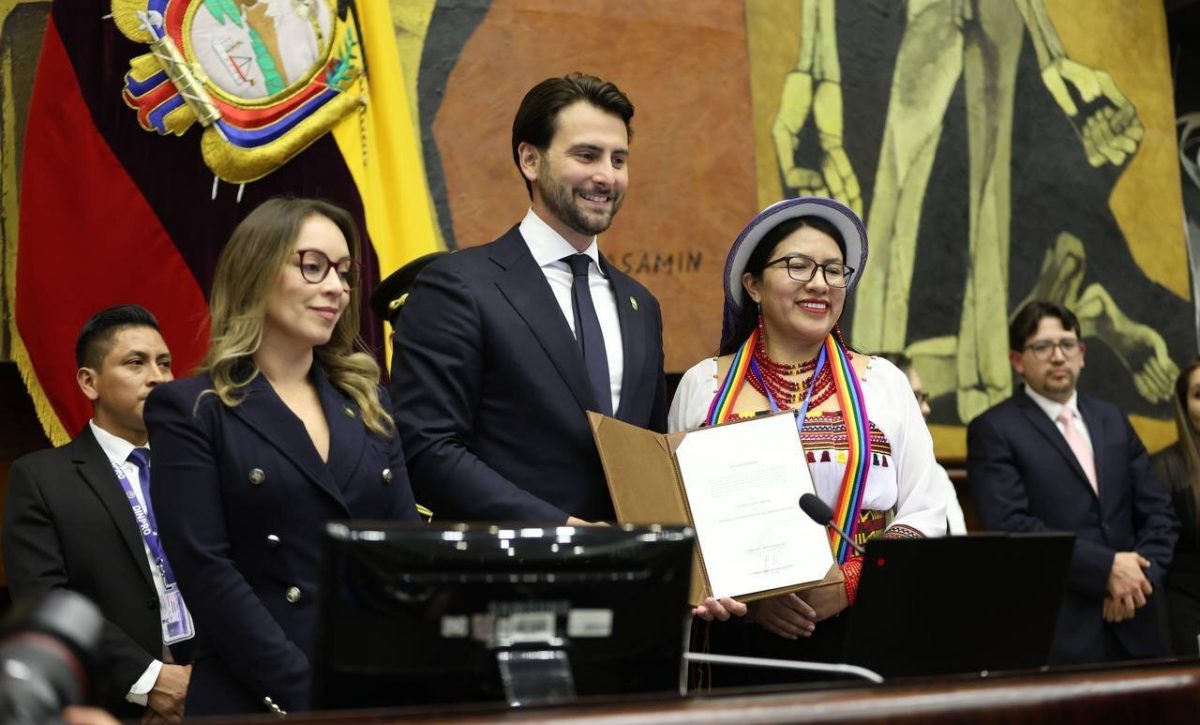 Asamblea Nacional designa a Carmen Tiupul como segunda vicepresidenta con 78 votos