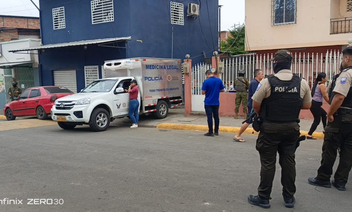 Atentado criminal deja dos muertos en la parroquia San Pablo de Portoviejo
