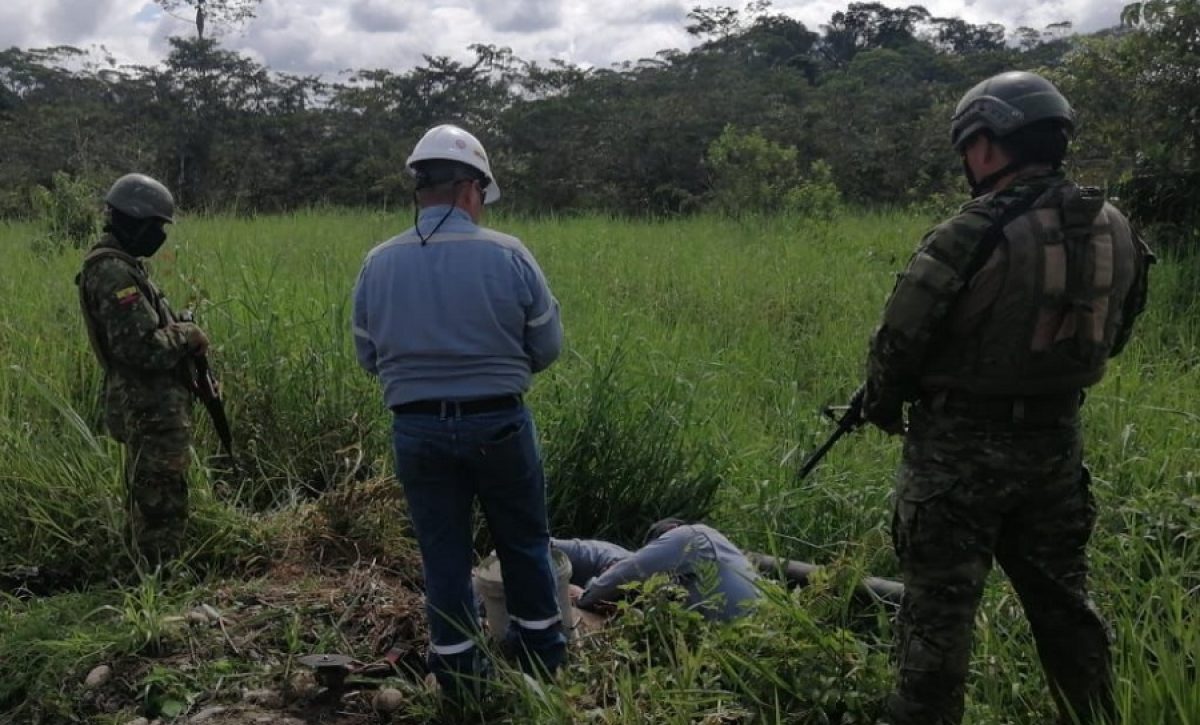 Autoridades localizaron los cuerpos de Edwin Lara, de 34 años, y Pastor Arias, de 39 años, ambos trabajadores de estaciones de captación de gas de Petroecuador.