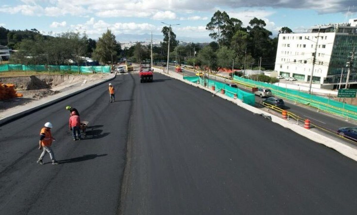 Avanza la segunda fase del intercambiador Mariana de Jesús en Quito