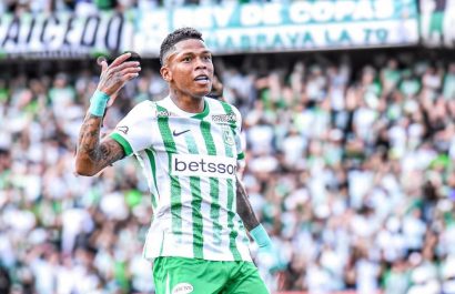 Billy Arce, extremo ecuatoriano de Atlético Nacional, en la mira del Deportivo Cali