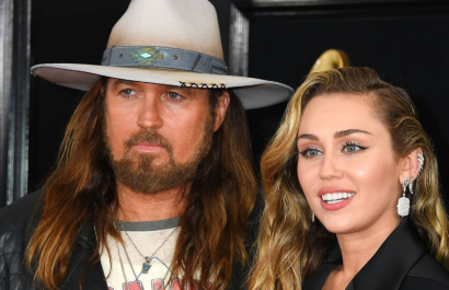 Billy Ray Cyrus y su hija, Miley Cyrus.