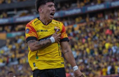 Brian Oyola, extremo argentino de Barcelona SC, podría cambiar de club en enero de 2026 ante la falta de continuidad