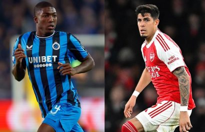 Brujas con Joel Ordóñez se mide al Arsenal de Piero Hincapié en Champions League