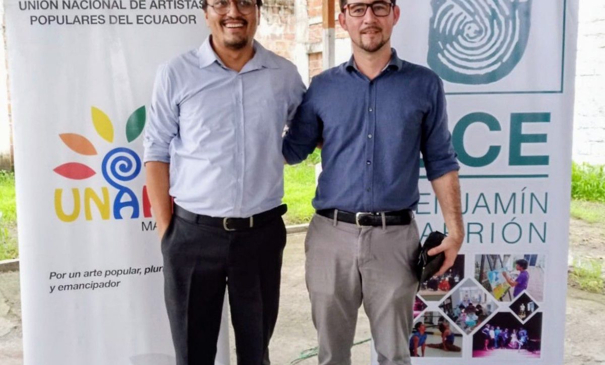 Carlos Candela (Izquierda) junto a Fidel Intriago (derecha).