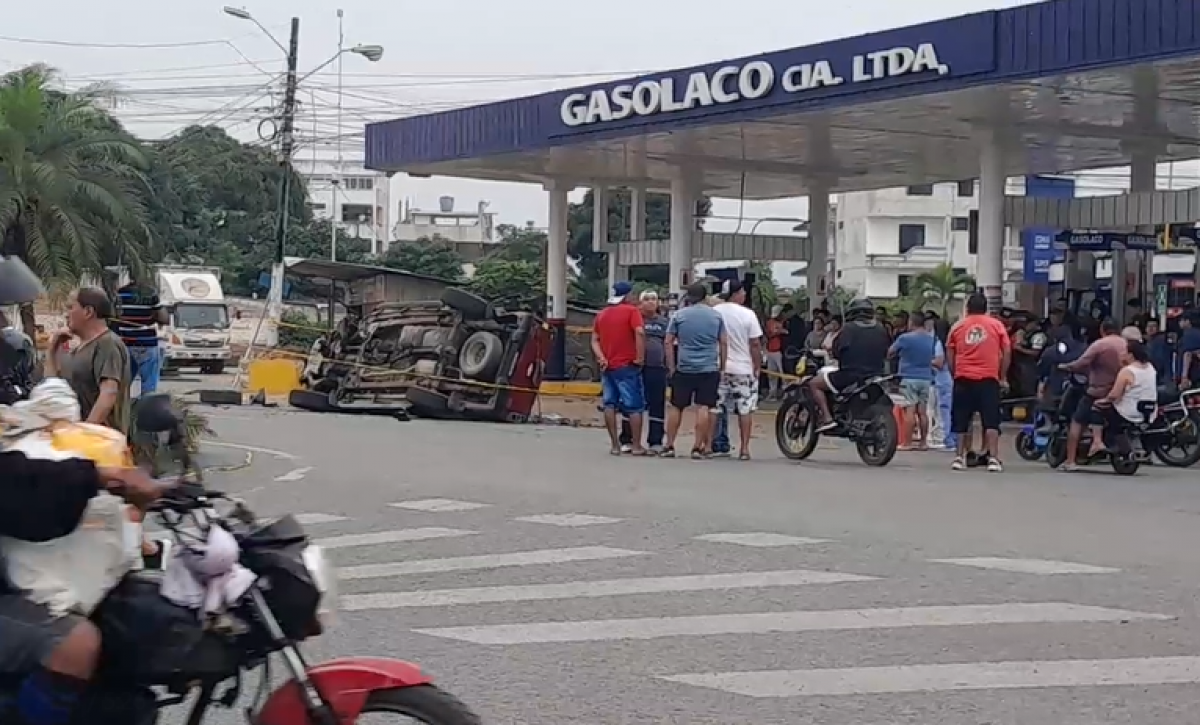 Policía fallece en accidente de tránsito en el ingreso al cantón Pasaje