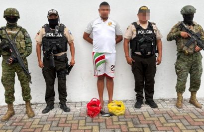 Capturan nuevamente a “El Gordo Lucho” en Quevedo durante operativo militar
